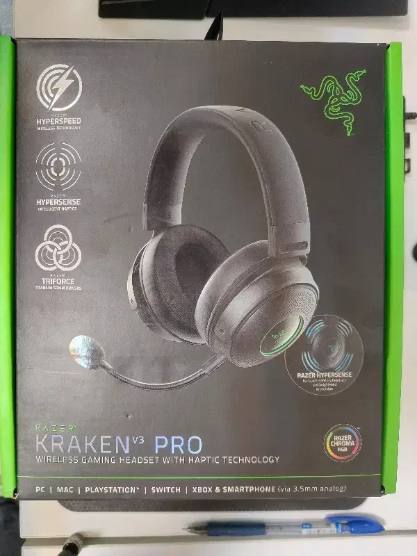 هدست حرفه ای و گیمینگ ریزر مدل Kraken v3 pro|قطعات و لوازم جانبی رایانه|تهران, یوسفآباد|دیوار