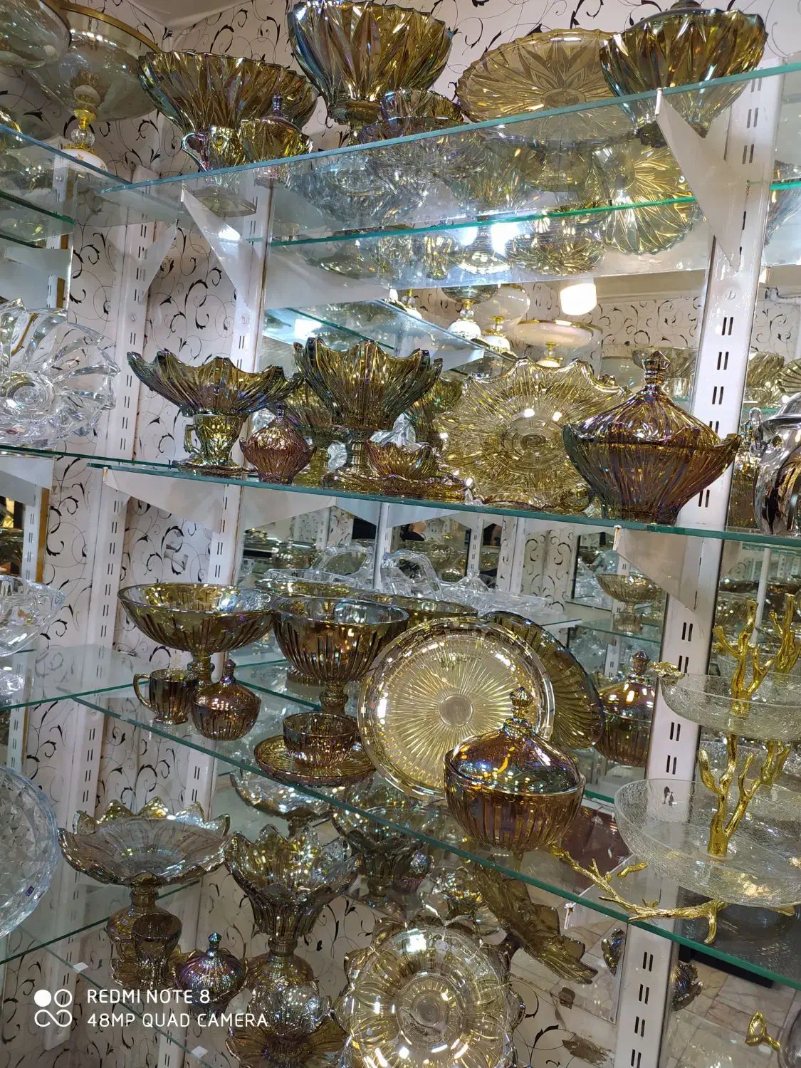 سرویس پذیرایی کریستال جدید دررنگ های مختلف.ساعت|ظروف سرو و پذیرایی|مشهد, سلام|دیوار