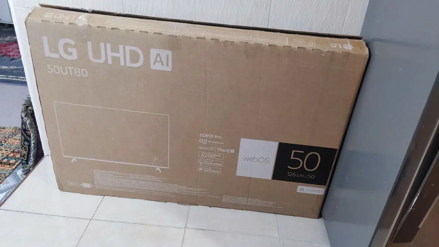 کارتن ال ای دی نو نو۵۰ اینج|تلویزیون و پروژکتور|رودان, |دیوار