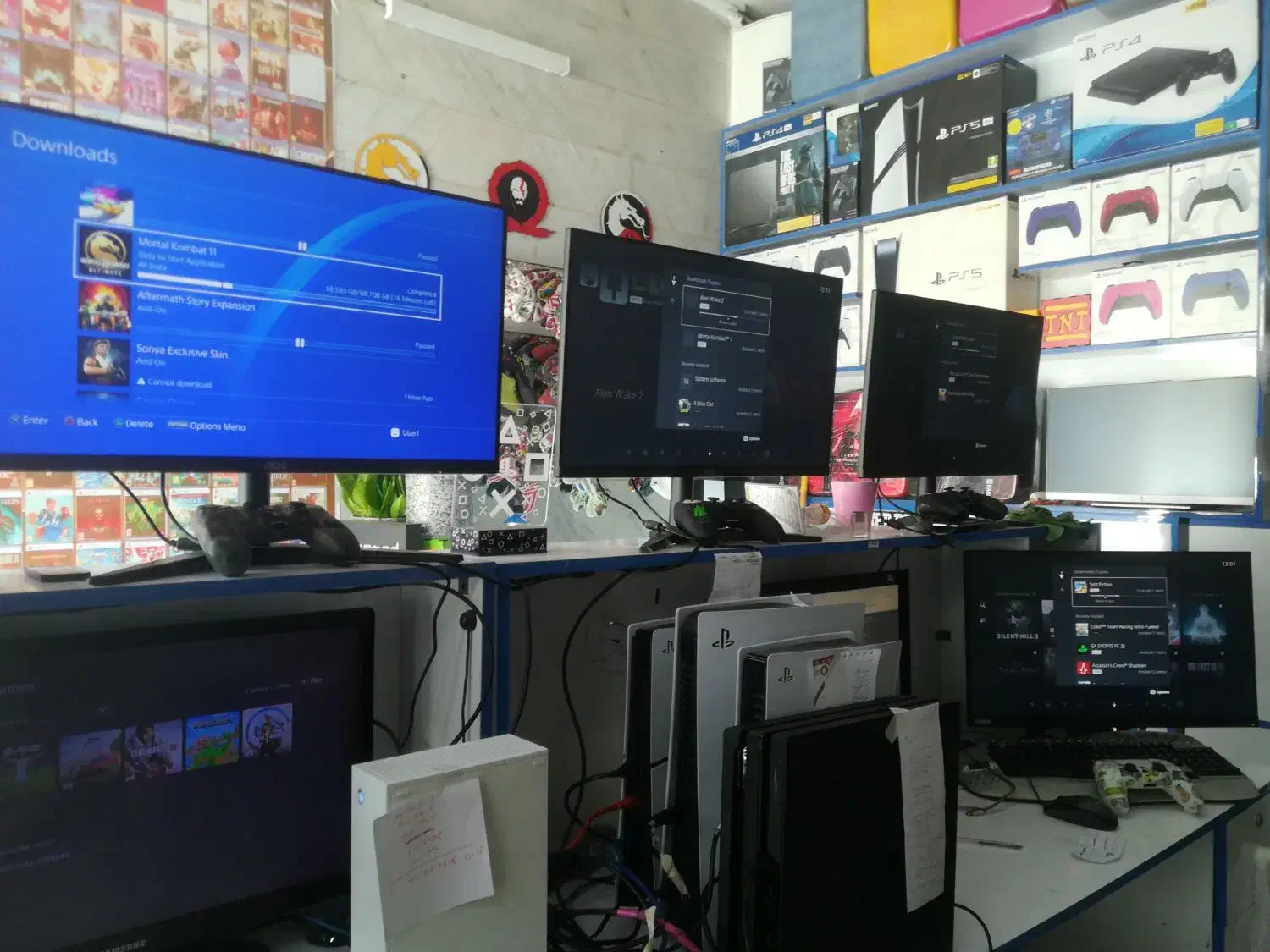 پایه شارزر نصب%ps4 ps5دربازی|کنسول، بازی ویدئویی و آنلاین|تهران, آهنگ|دیوار