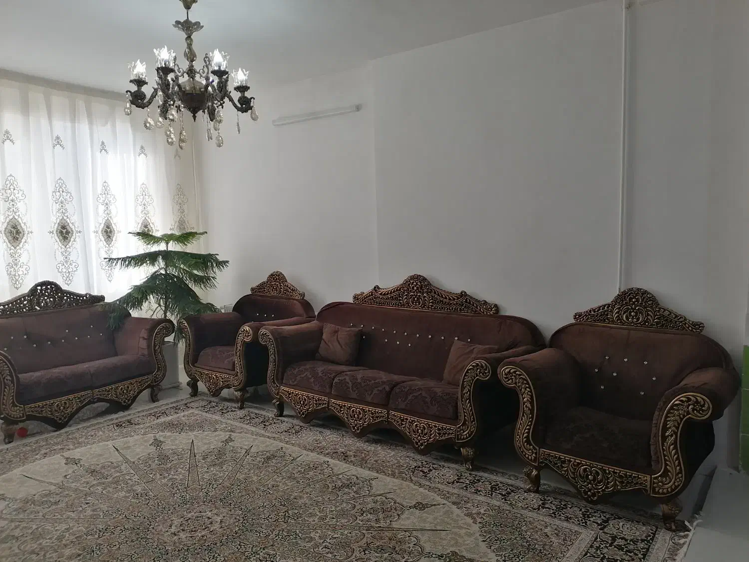 مبل نیمه سلطنتی|مبلمان خانگی و میز عسلی|قوچان, |دیوار