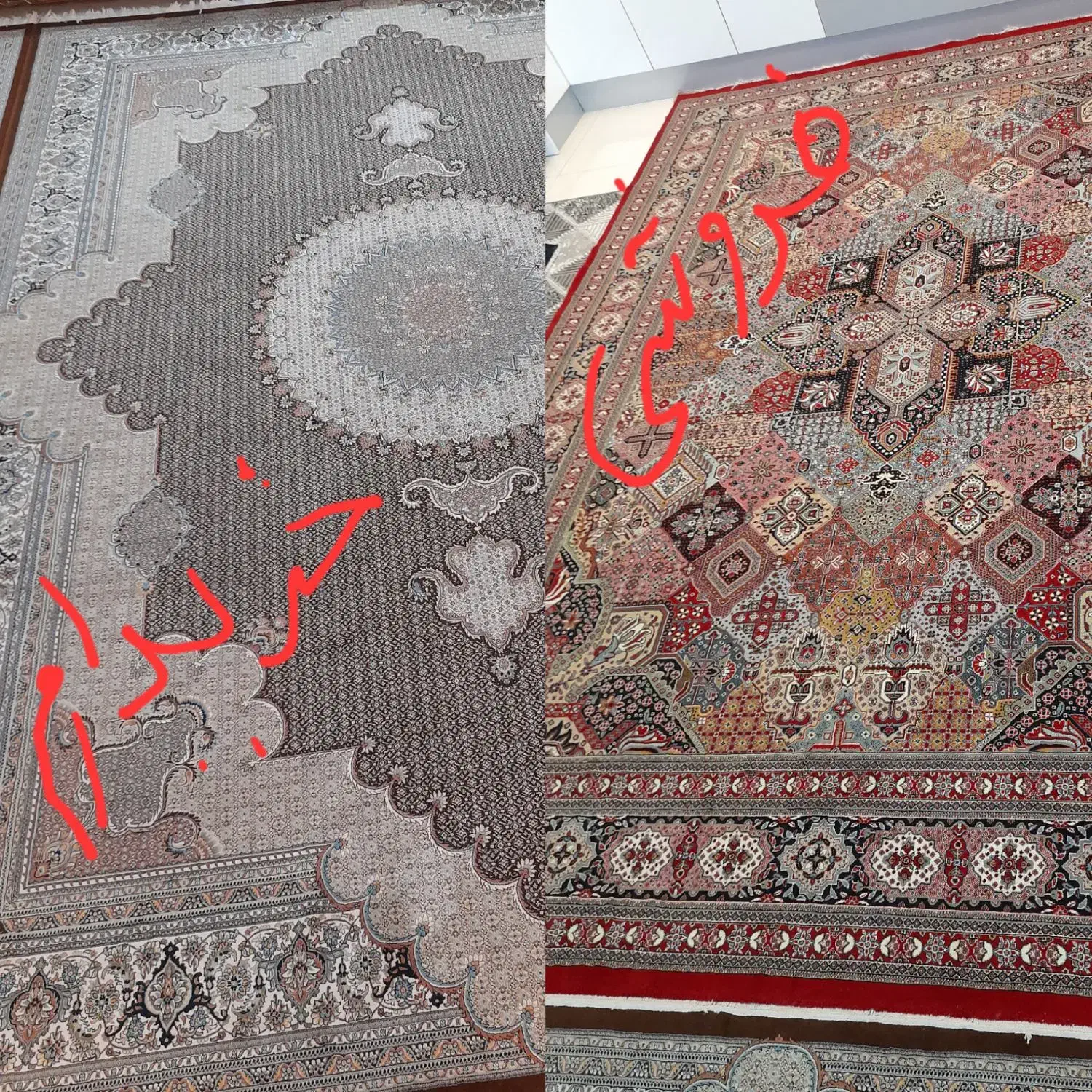 فرش|فرش|زنجان, |دیوار