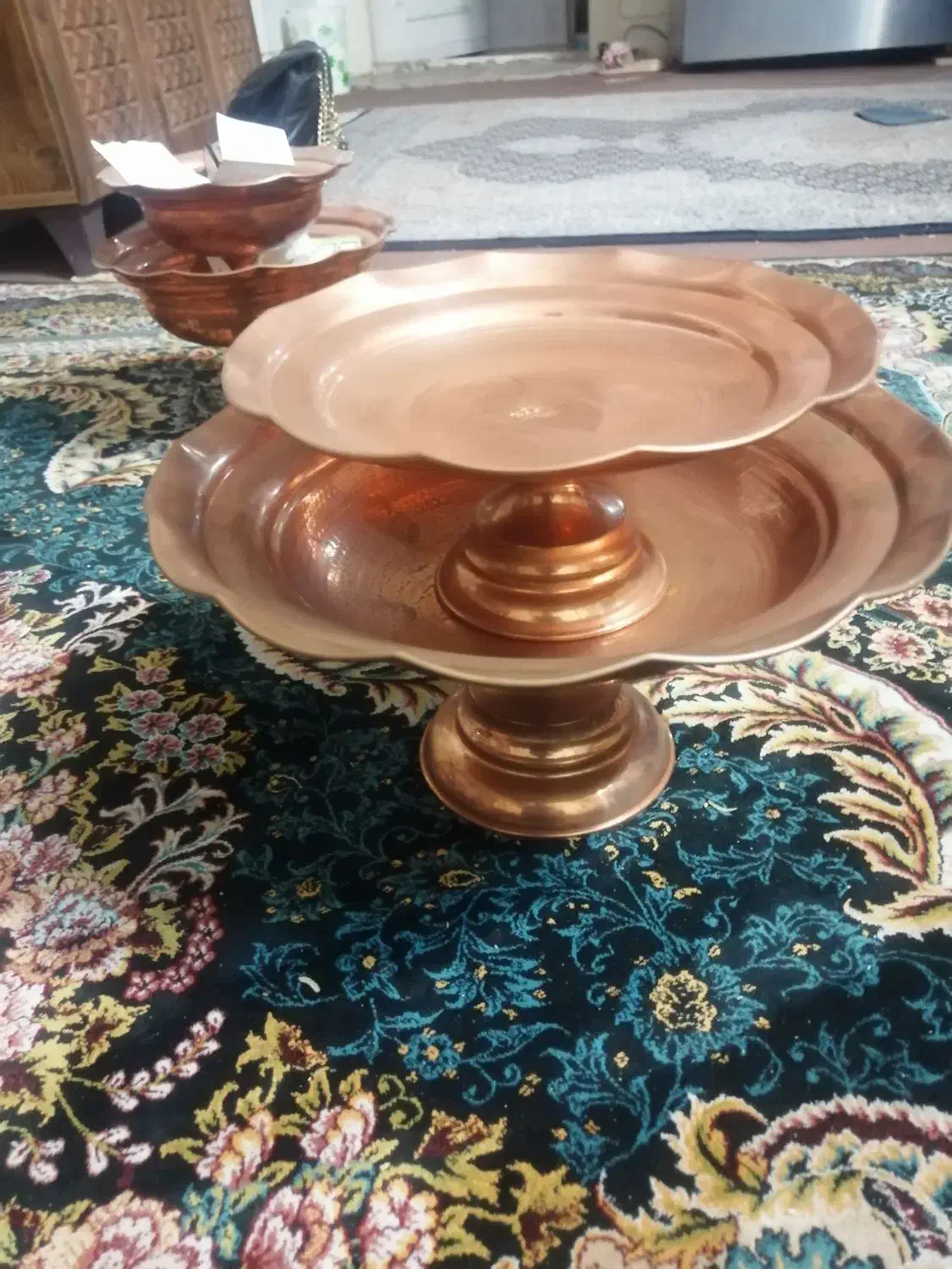 ظروف مسی|ظروف سرو و پذیرایی|شیراز, تحویلی|دیوار