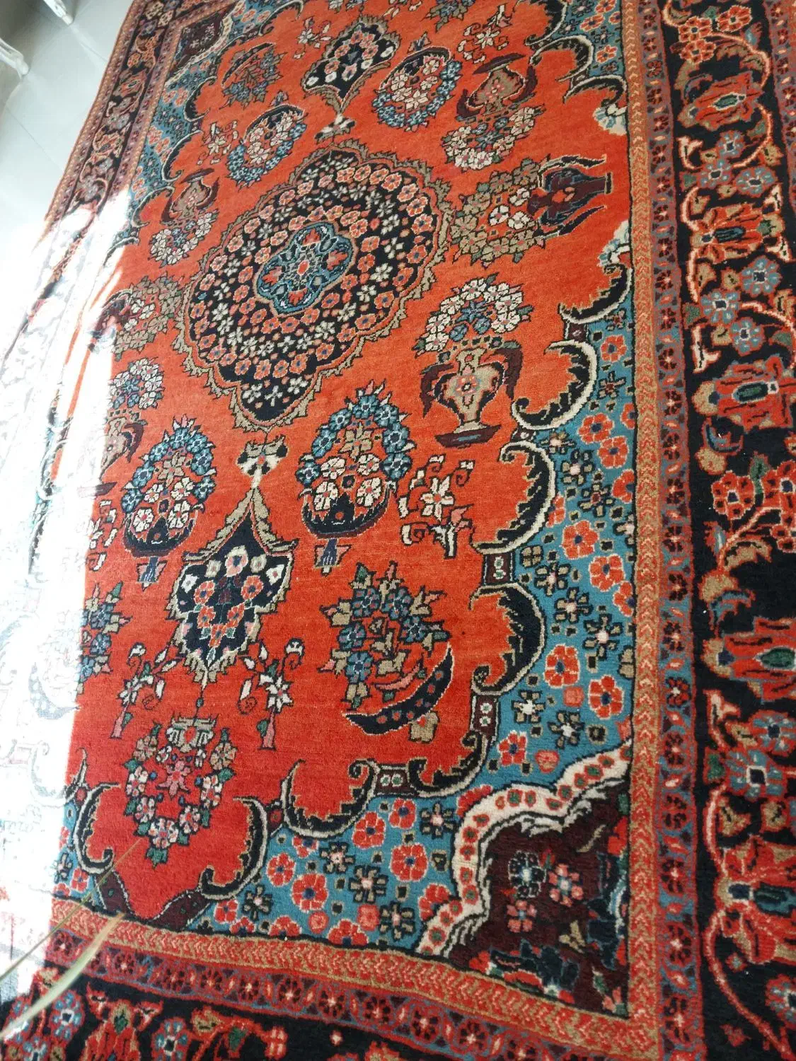 فرش دستبافت|فرش|مبارکه, |دیوار