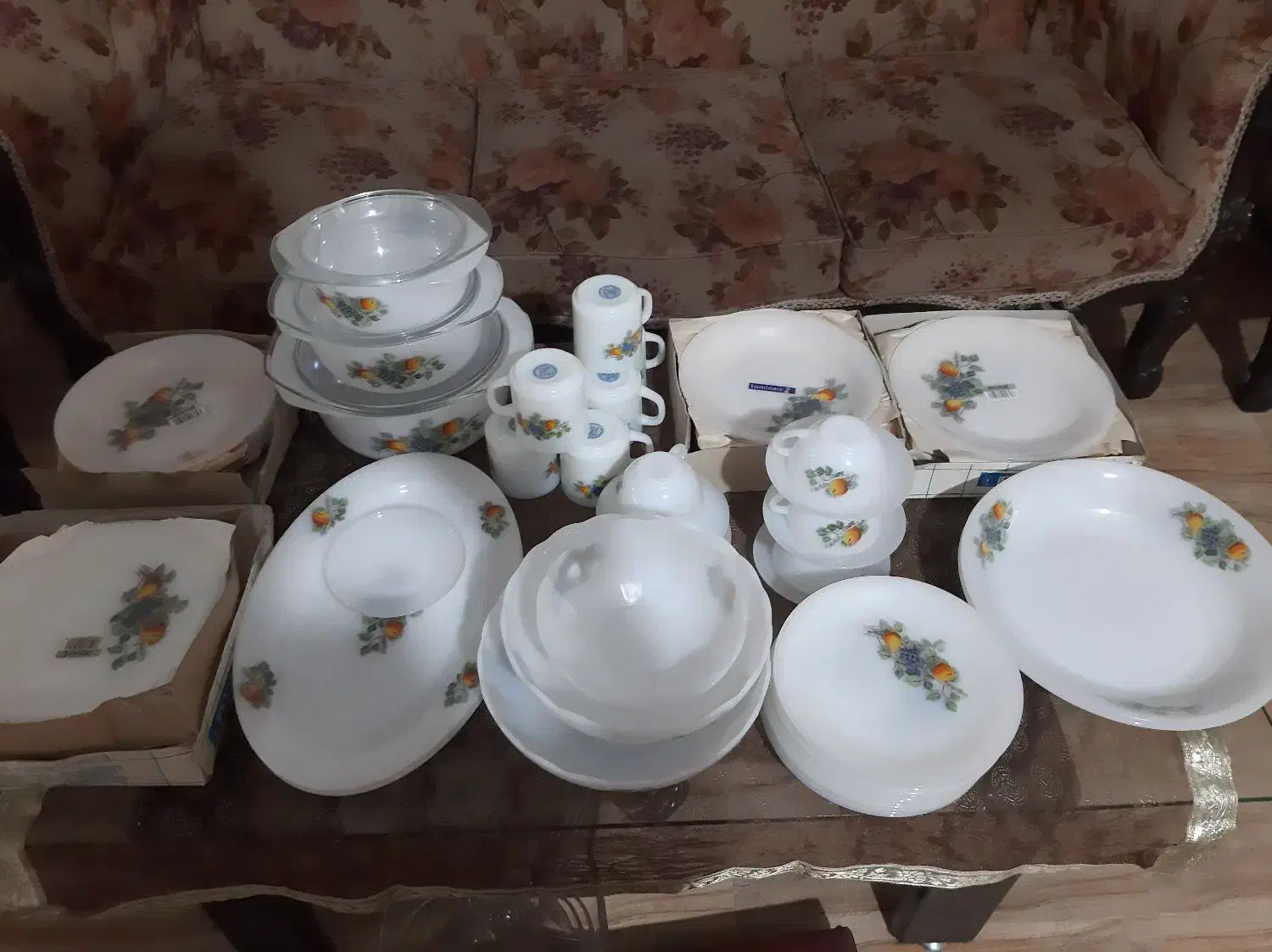 اکروپال ۶۱ پارچه گل میوه فرانسه|ظروف سرو و پذیرایی|فردیس, شهرک ۱۱۰|دیوار