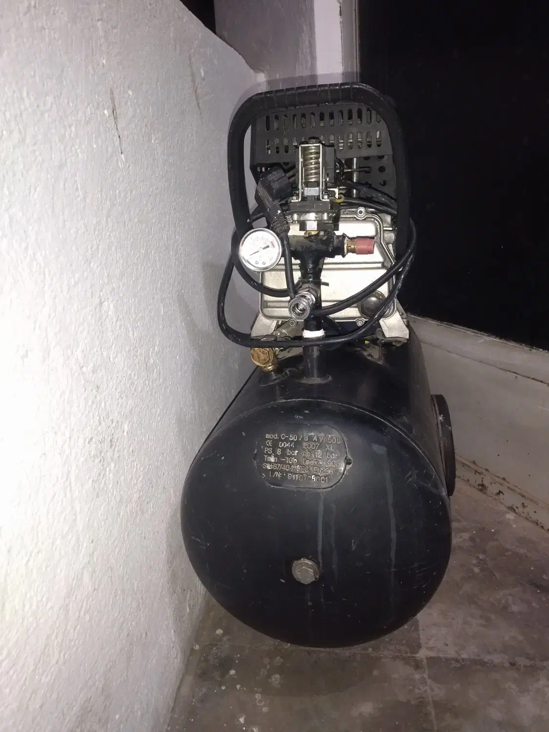 پمپ باد ۵۰ لیتری موتور ژاپن|ابزارآلات|ری, جوانمرد قصاب|دیوار