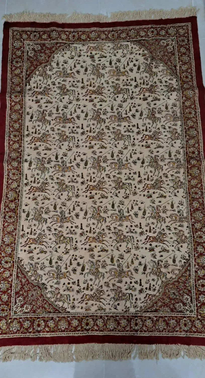 زیلو قلمکار طرح چوگان|گلیم، جاجیم، گبه|تهران, مهرآباد جنوبی|دیوار