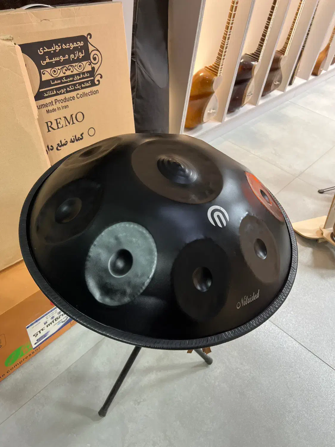 هنگدرام آرشا مشکی مات|سازهای سنتی|قزوین, |دیوار