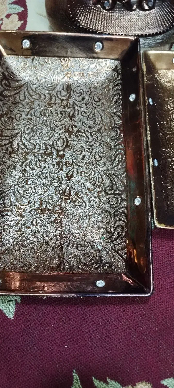 دو عدد دیس با جای گلدان|ظروف سرو و پذیرایی|قرچک, شهرک طلائیه|دیوار