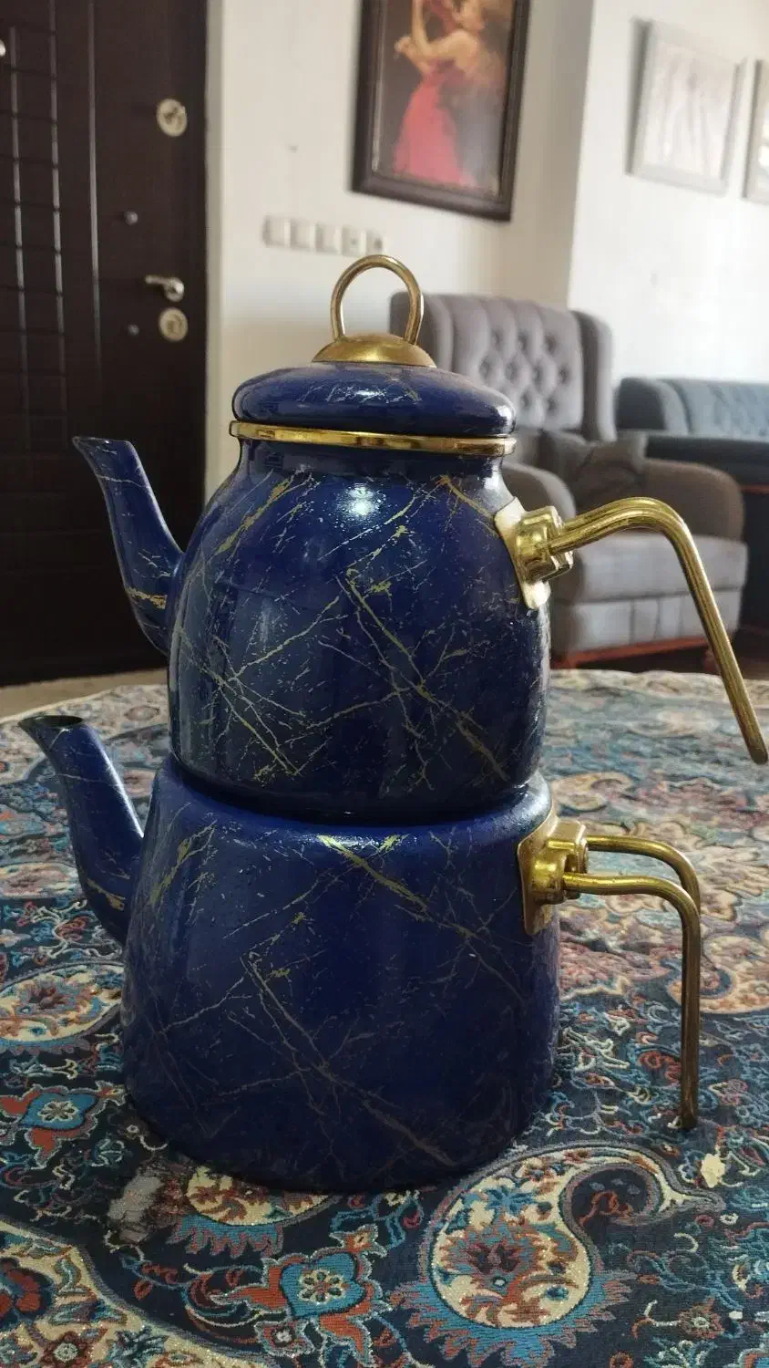 کتری قوری|قوری، کتری، قهوهساز دستی|شوشتر, |دیوار