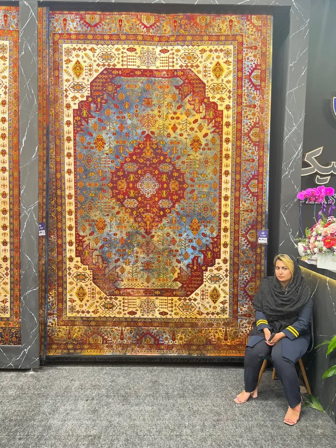 فرش خاطره کویر کاشان ۱۲۰۰ و ۱۵۰۰شانه کلکسیون عمارت|فرش|شیراز, شهرک سراج‎|دیوار