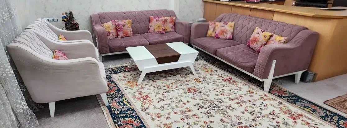 مبل ۹نفره شیک و جلو مبلی و ۳عدد عسلی|مبلمان خانگی و میز عسلی|بندر ماهشهر, |دیوار