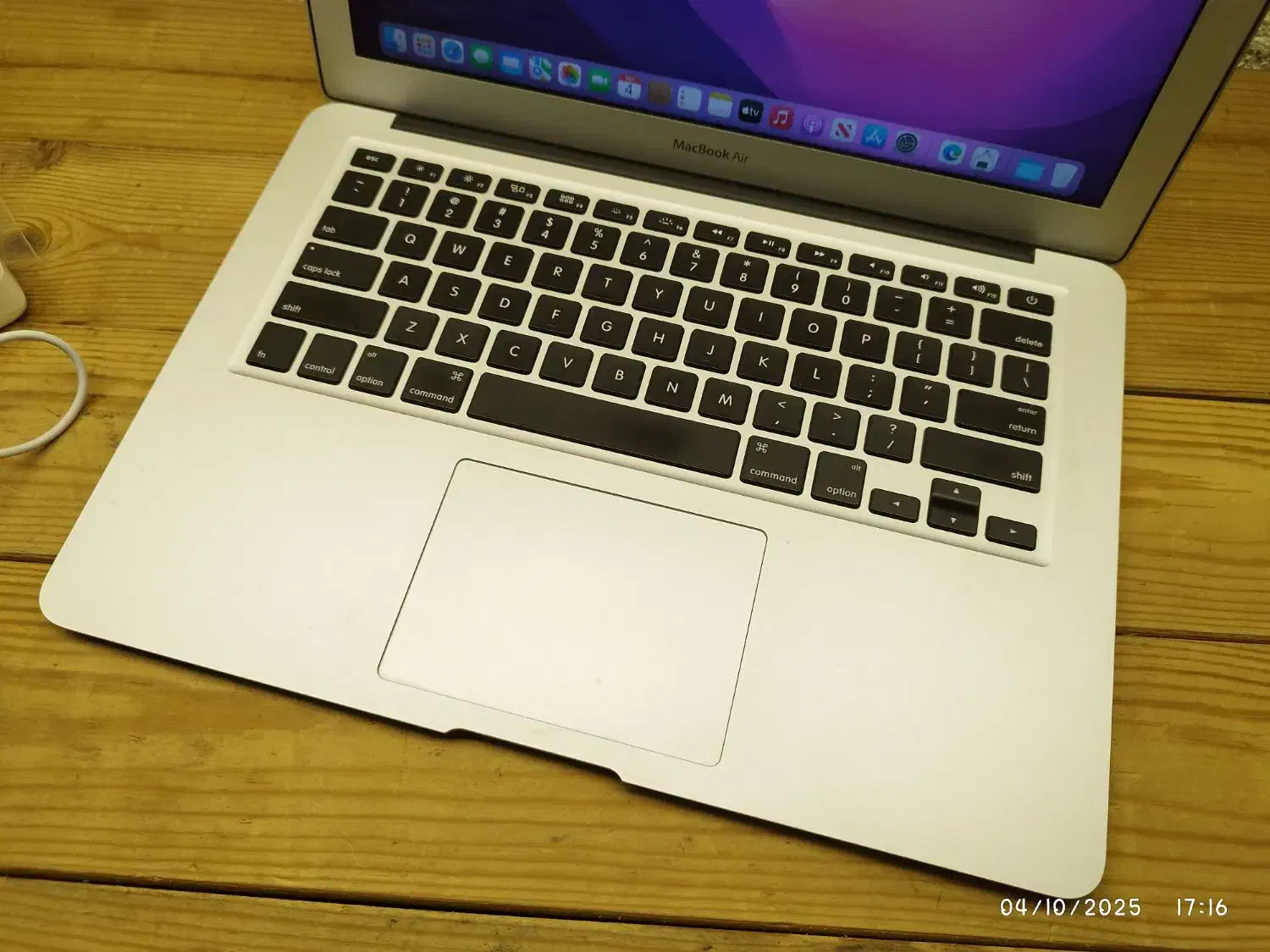مک بوک MacBook air 2015 a1466 تمیز سلامت مهلت تست|رایانه همراه|تهران, جمهوری|دیوار