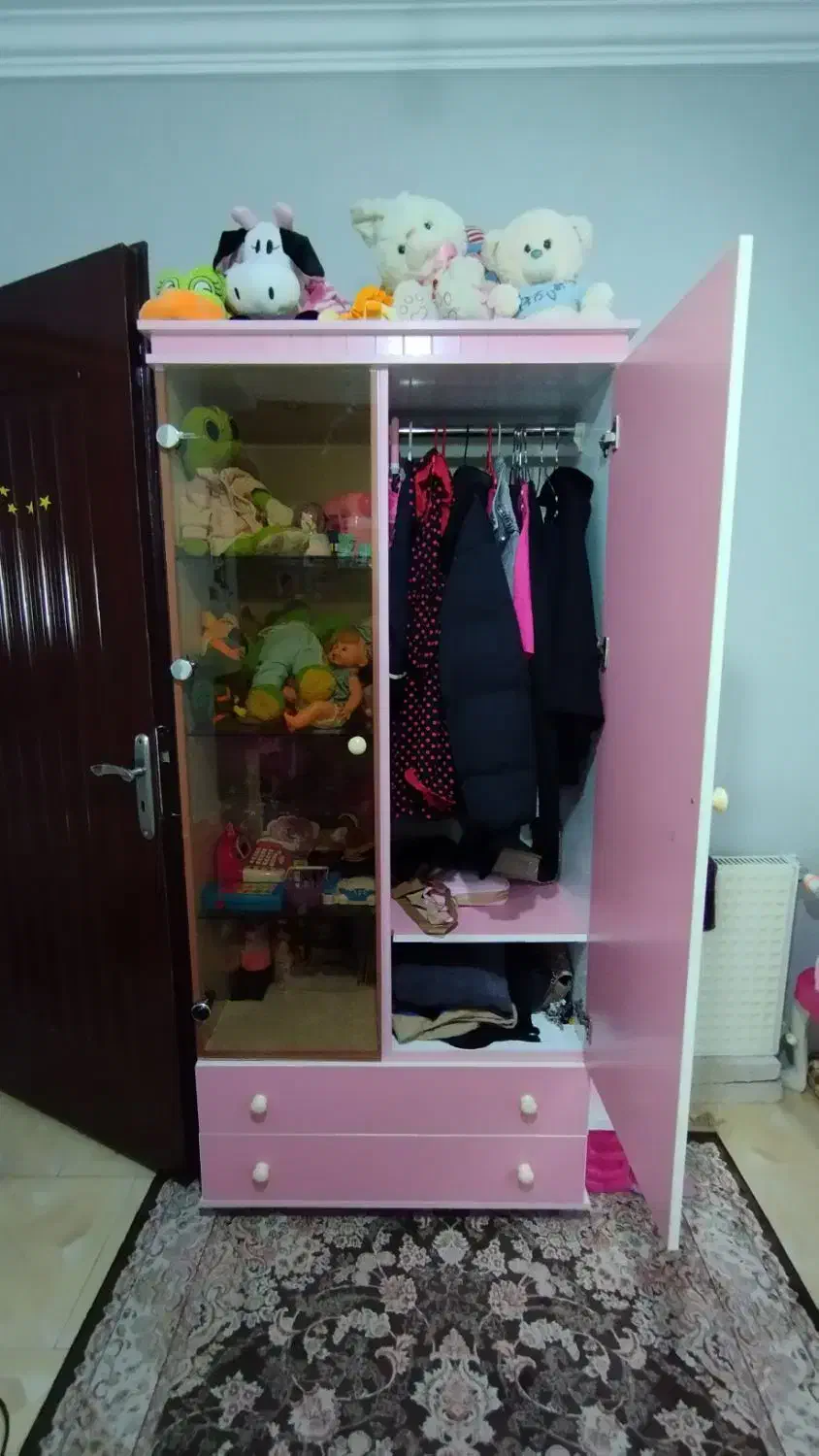 کمد بچه گانه دخترانه|جاکفشی، کمد، دراور|بابل, |دیوار