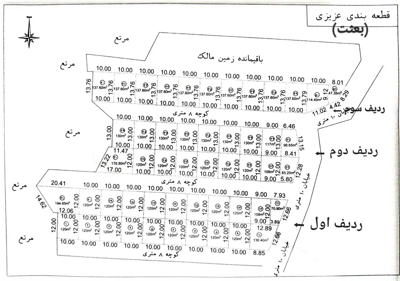 فروش زمین قایبرد قطعه بندی بعثت|فروش زمین و ملک کلنگی|بانه, |دیوار