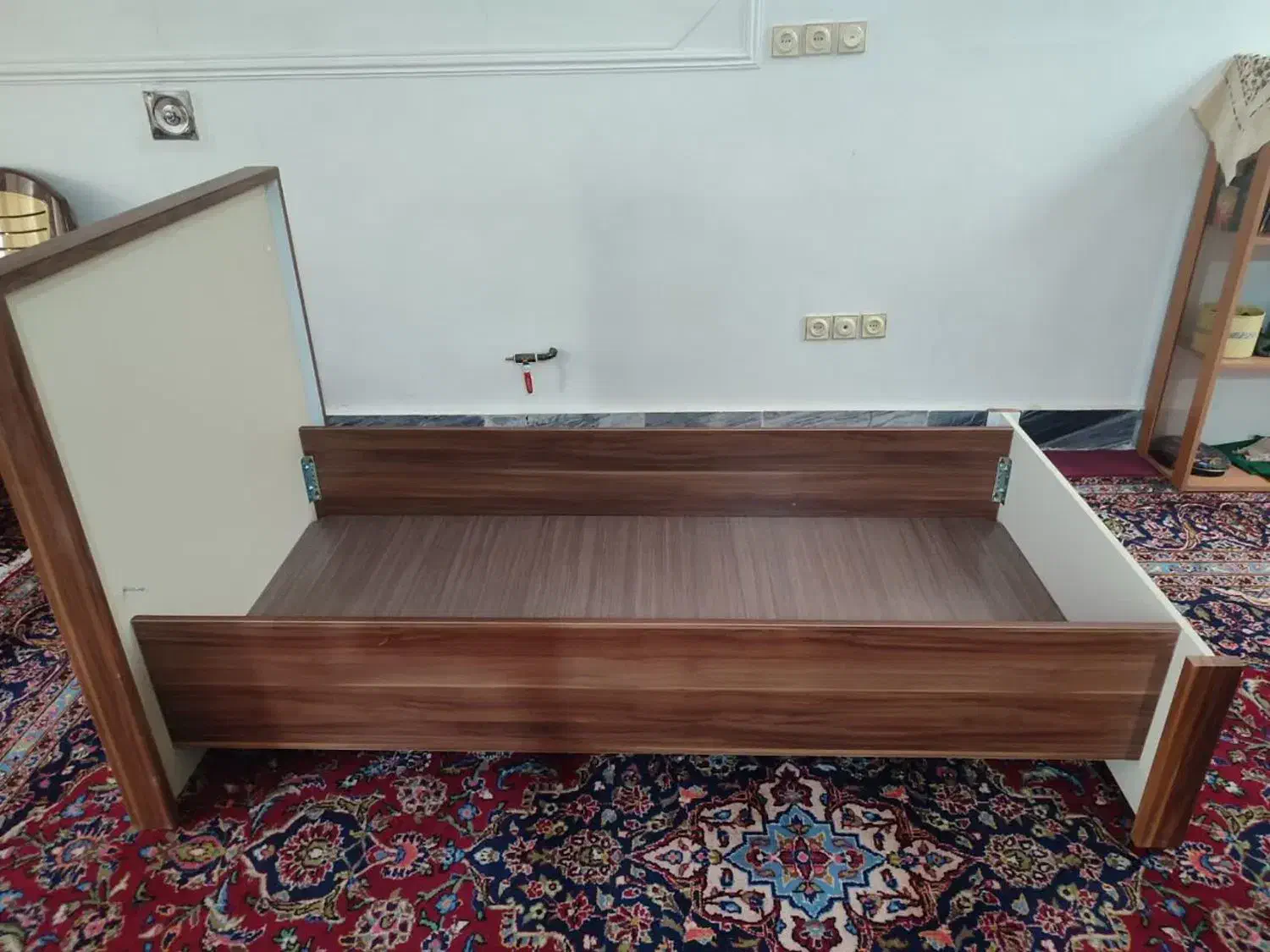 تخت نوجوان ام دی اف نو|تخت و سرویس خواب|خرم‌آباد, |دیوار