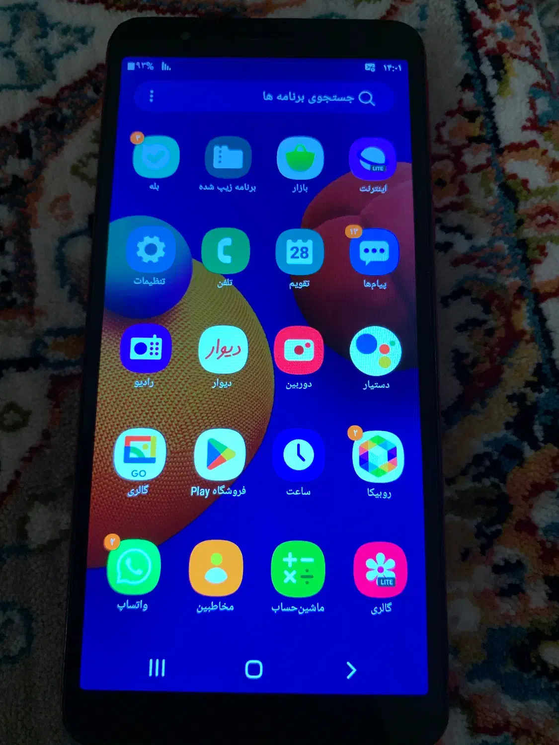 گوشیA01|موبایل|سهند, |دیوار