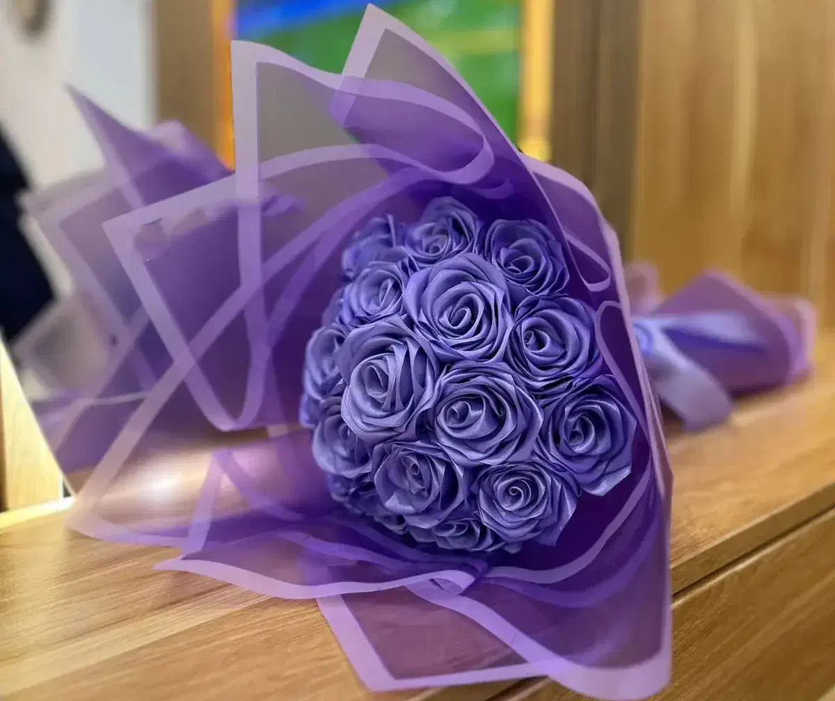 دسته گل ربانی / باکس ربانی|گل مصنوعی|قزوین, |دیوار