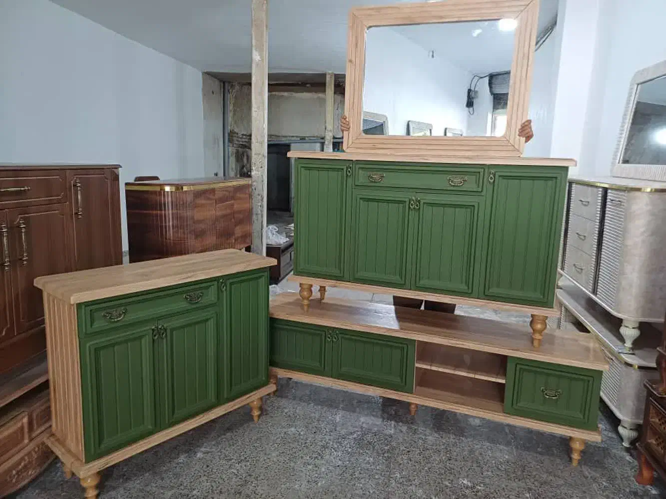 ست آیینه و کنسول و جاکفشی|بوفه، ویترین، کنسول|خرمآباد, |دیوار