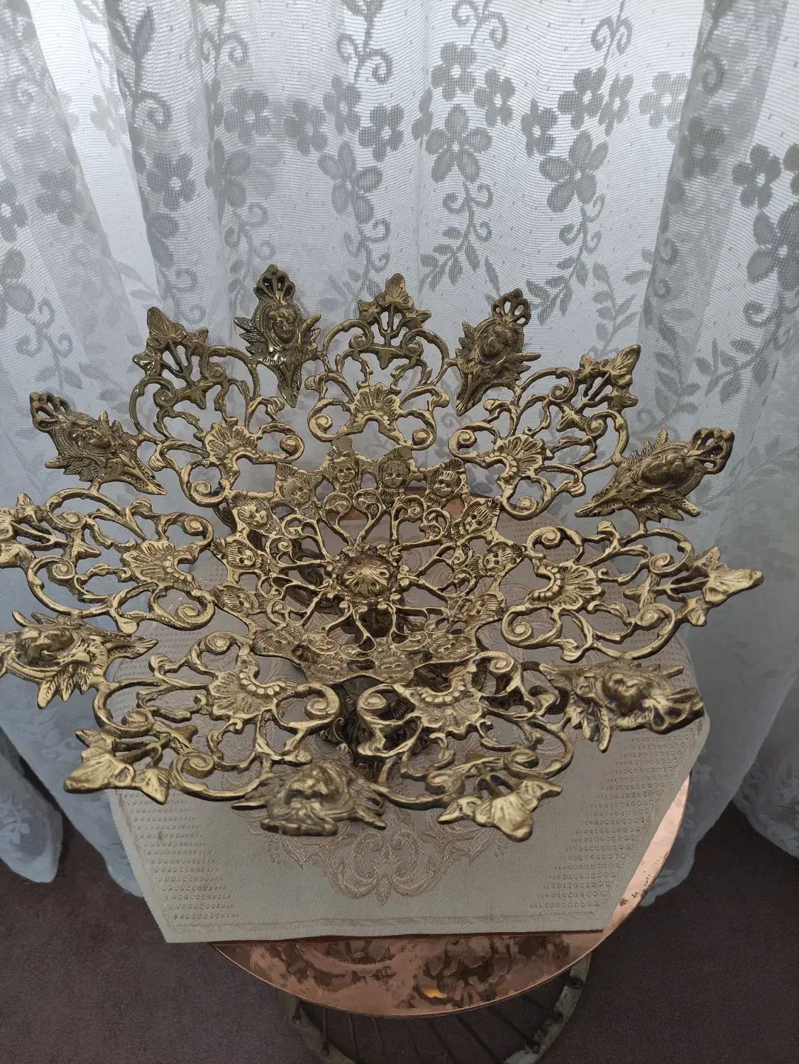 جا میوه ای برنز|ظروف سرو و پذیرایی|بروجرد, |دیوار