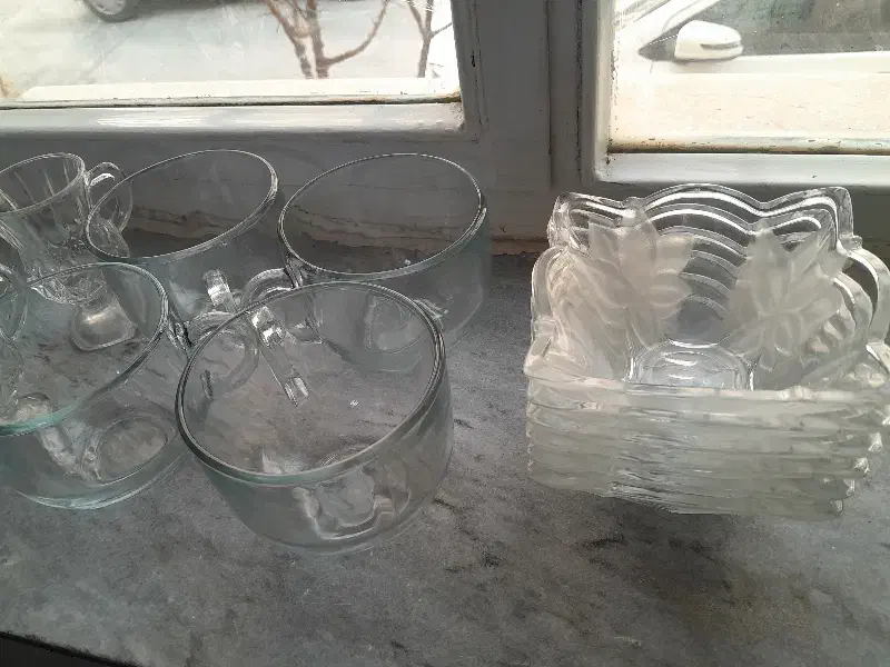 ظروف بلوری|ظروف سرو و پذیرایی|همدان, |دیوار