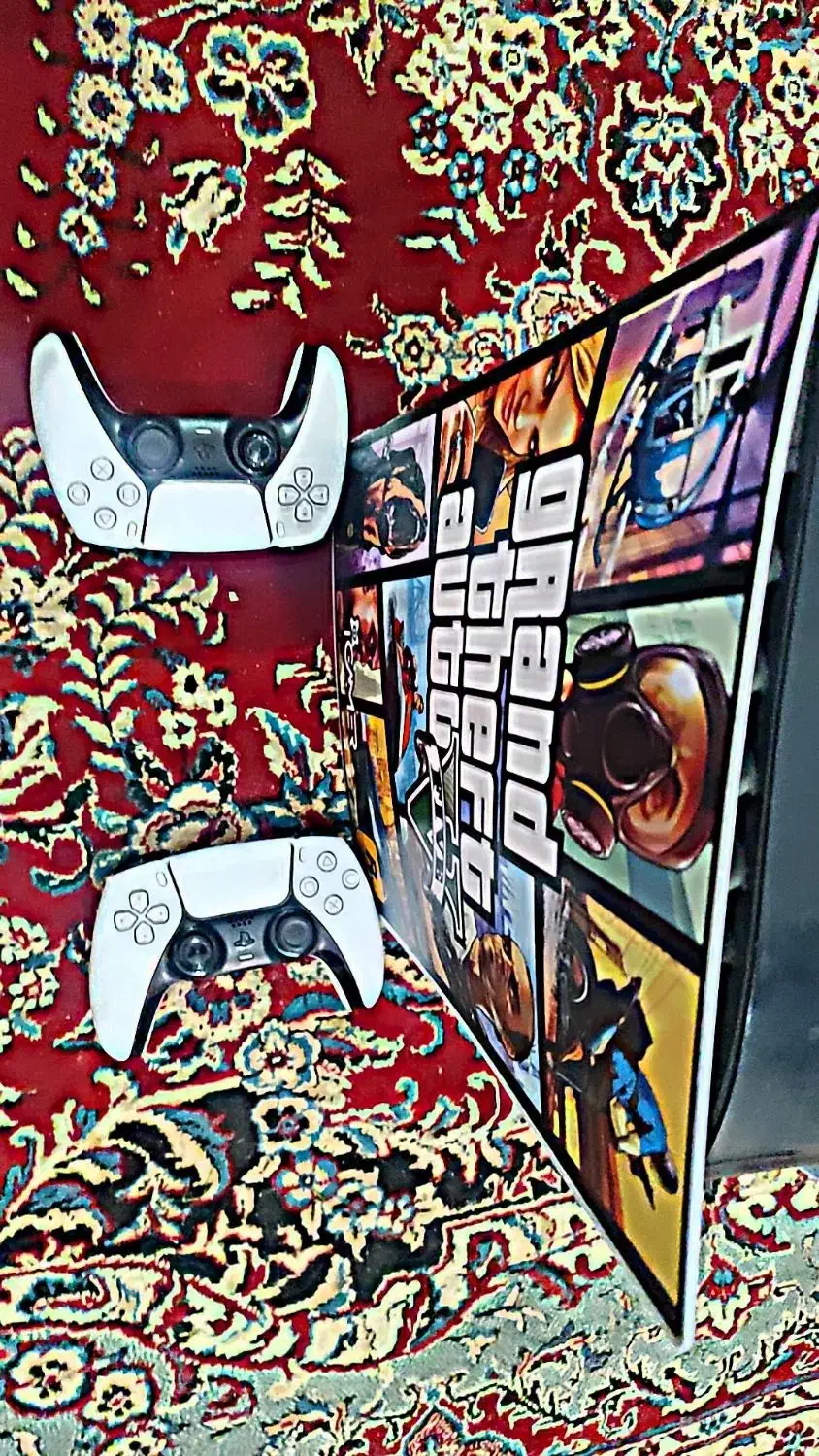 ps5دو دسته درحد نو|کنسول، بازی ویدئویی و آنلاین|جیرفت, |دیوار