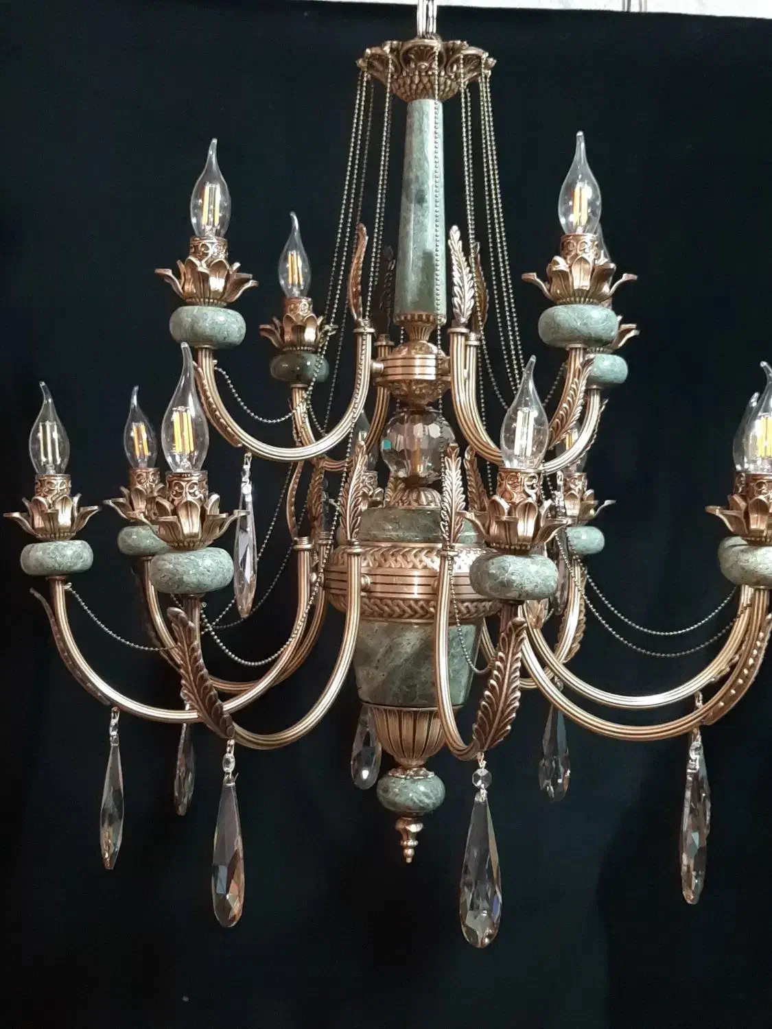 لوستر گلوریا ۱۲ شعله|لوستر و چراغ آویز|تهران, امیریه|دیوار