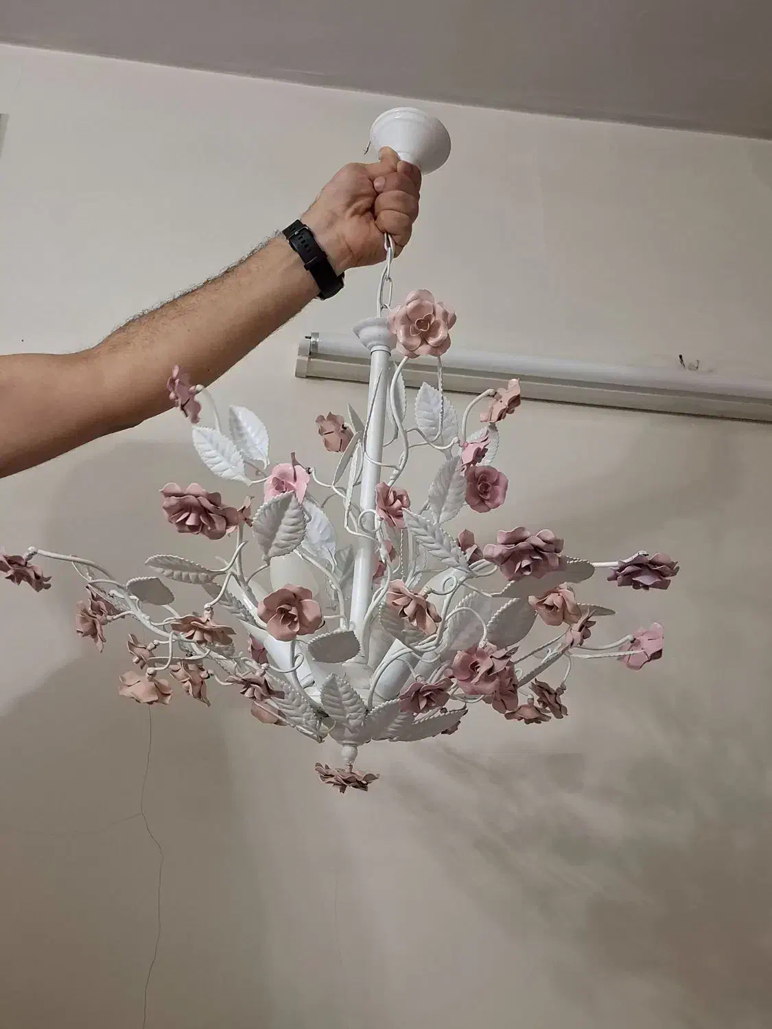 ست ساعت و دو عدد لوستر نو نو|لوستر و چراغ آویز|کرج, باغستان|دیوار