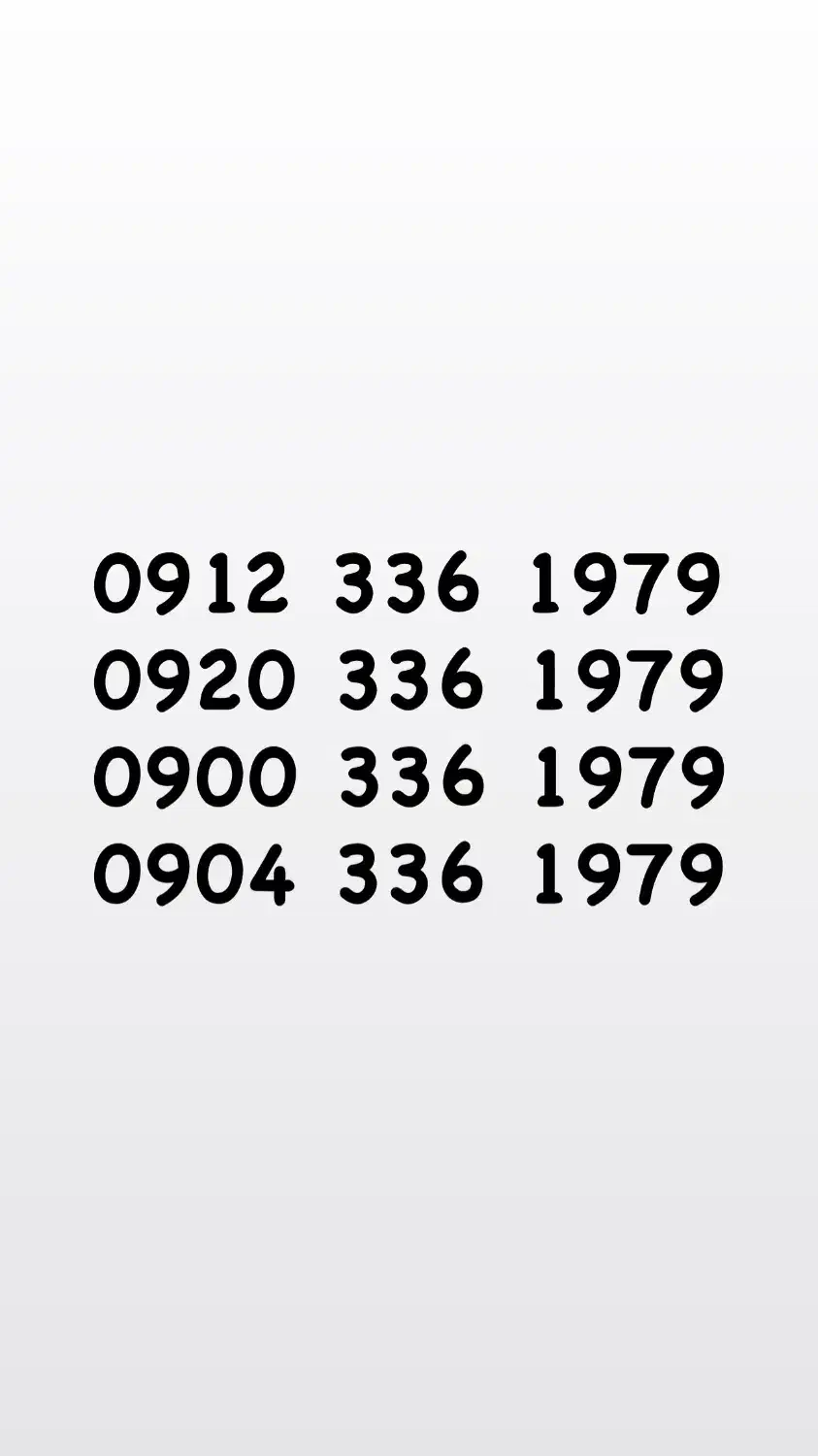 0912.336.1979|سیم‌کارت|سمنان, |دیوار