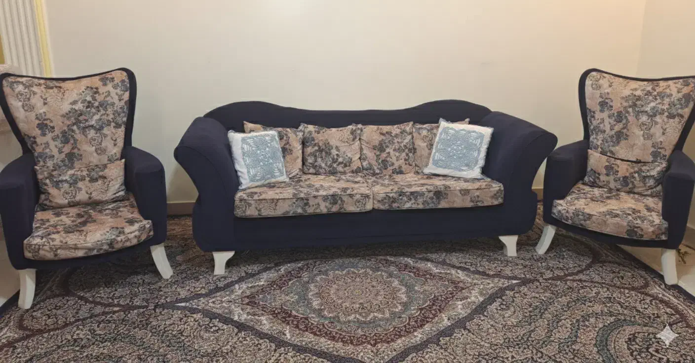 مبلمان راحتی ۷ نفره|مبلمان خانگی و میز عسلی|تهران, مشیریه|دیوار
