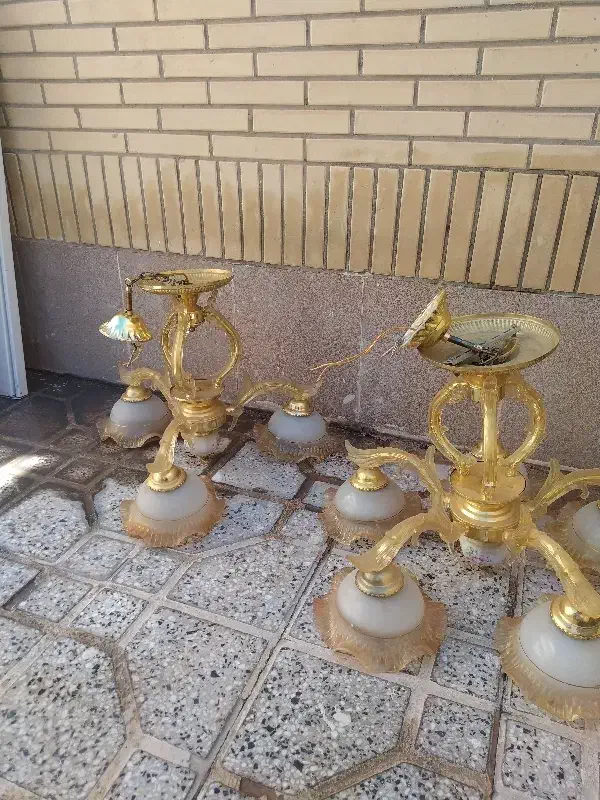 لوستر|لوستر و چراغ آویز|نجفآباد, ویلاشهر|دیوار