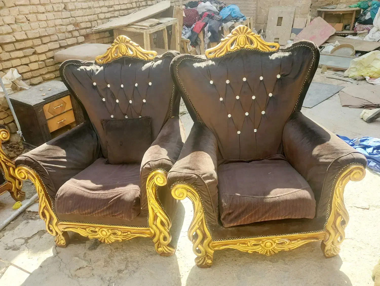 مبل سلطنتی|مبلمان خانگی و میز عسلی|قم, خندق|دیوار