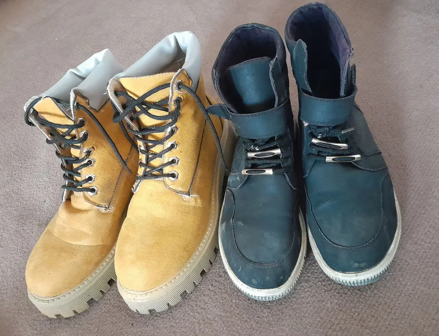 دوجفت نیم بوت ویک جفت اسپرت تمیز|کیف، کفش، کمربند|محمدشهر, محمدشهر|دیوار