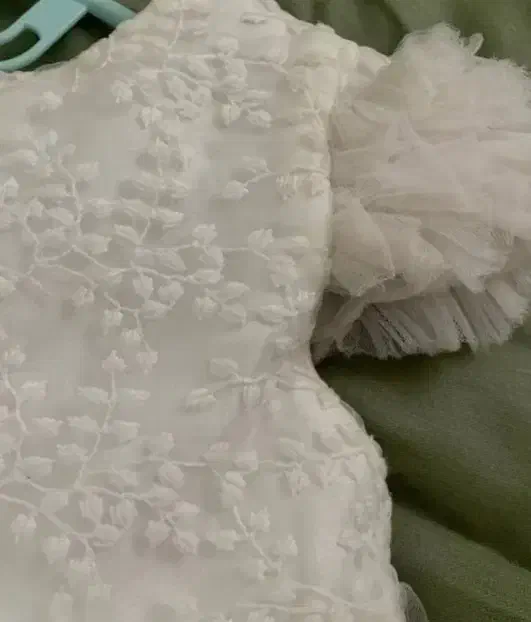 پیراهن چین تور دانتل دخترانه|کفش و لباس بچه|لاهیجان, شیخ زاهد|دیوار