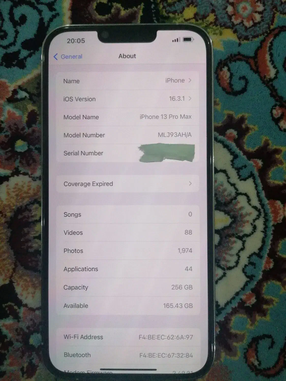 آیفون 13 پرومکس 256 گیگ|موبایل|خرمشهر, |دیوار