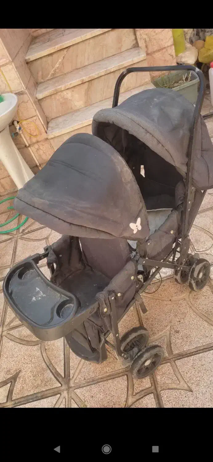 کالسکه دو قلو سالم|کالسکه و لوازم جانبی|مشهد, قائم|دیوار