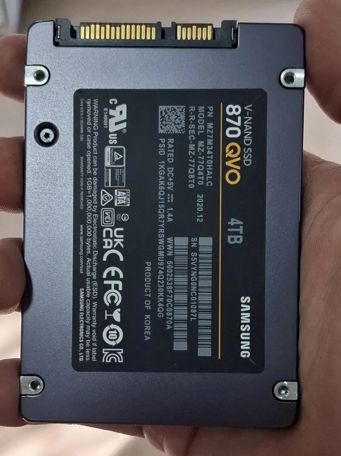 ssd 4TB سامسونگ 100 درصد|قطعات و لوازم جانبی رایانه|تهران, یاخجی آباد|دیوار