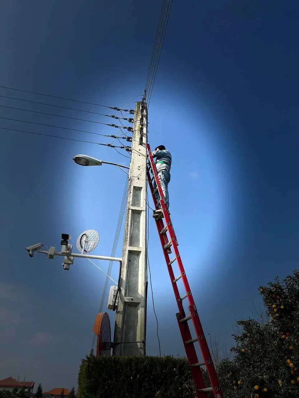 دوربین مداربسته پ ل ا ک خ و ا ن دید در شب رنگی|دوربین مداربسته|چالوس, |دیوار