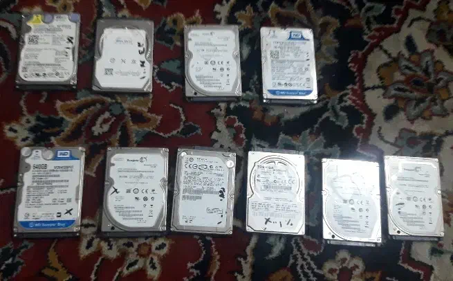 تعدادی هارد خراب لبتابی و اینترنال|قطعات و لوازم جانبی رایانه|مشهد, کشاورز|دیوار