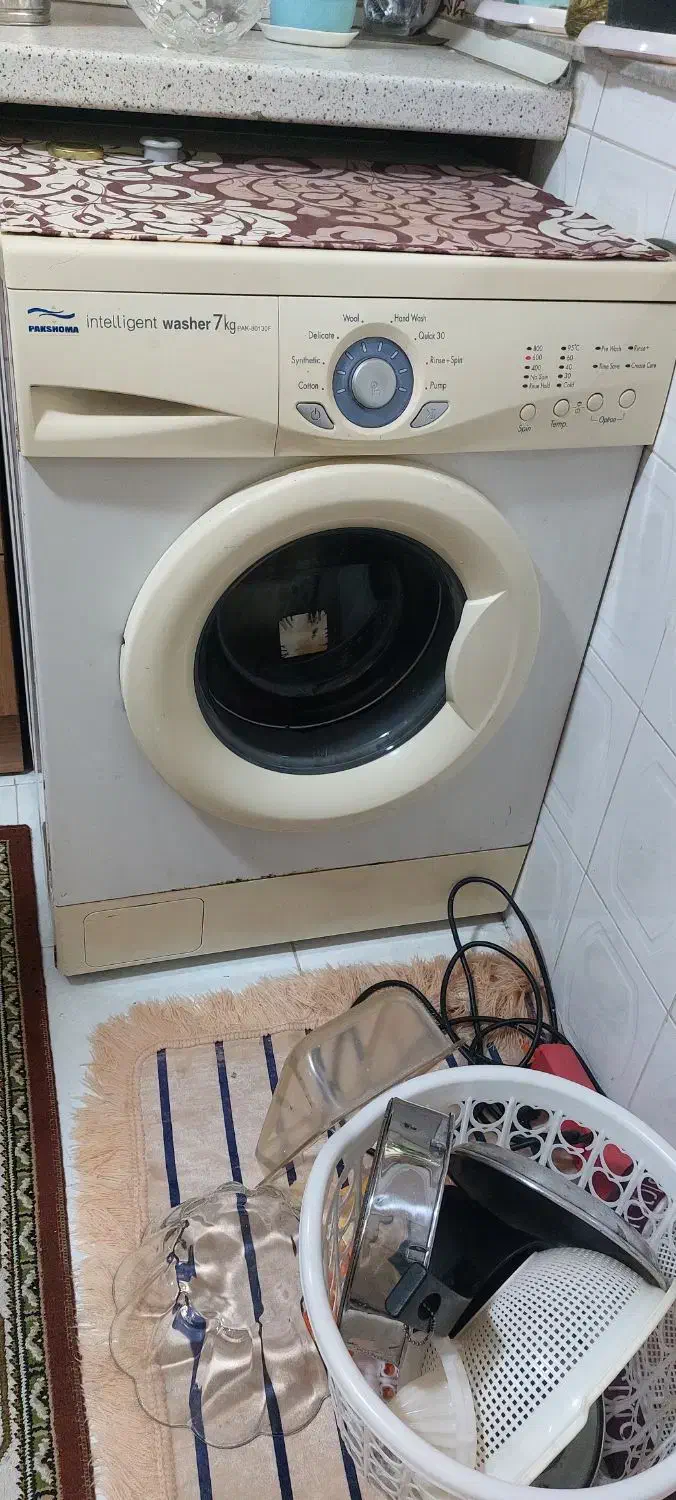 پاکشوما ۷ کیلویی|ماشین لباسشویی و خشک‌کن لباس|بندر انزلی, ساحل قو|دیوار