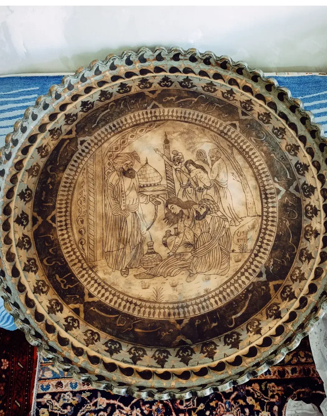 مجمع قدیمی وسنگین 5.150کیلو قطر 69|کلکسیون اشیاء عتیقه|اردکان, |دیوار