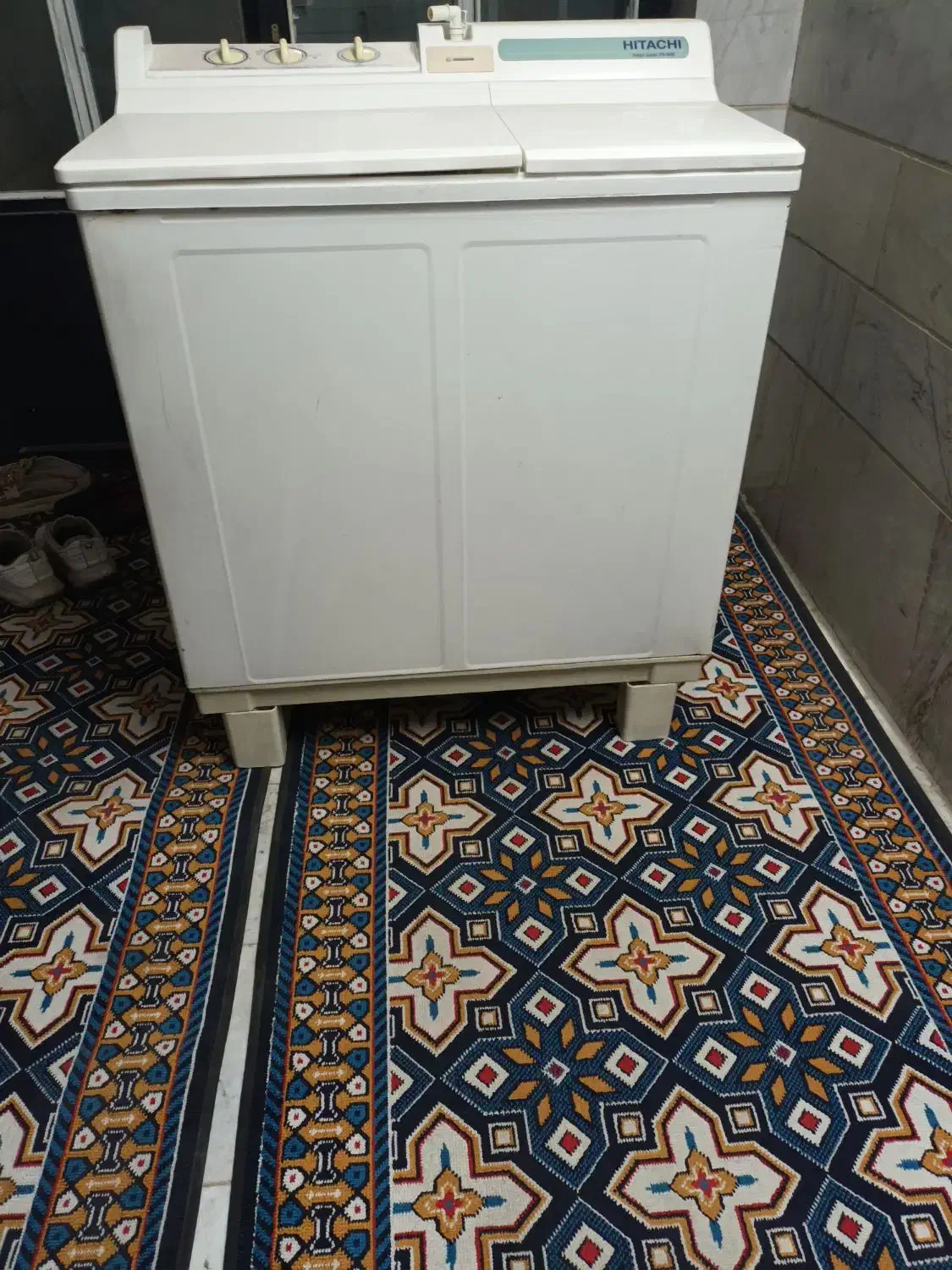 لباسشویی دوقلو هیتاچی ژاپن|ماشین لباسشویی و خشککن لباس|ری, علایین|دیوار