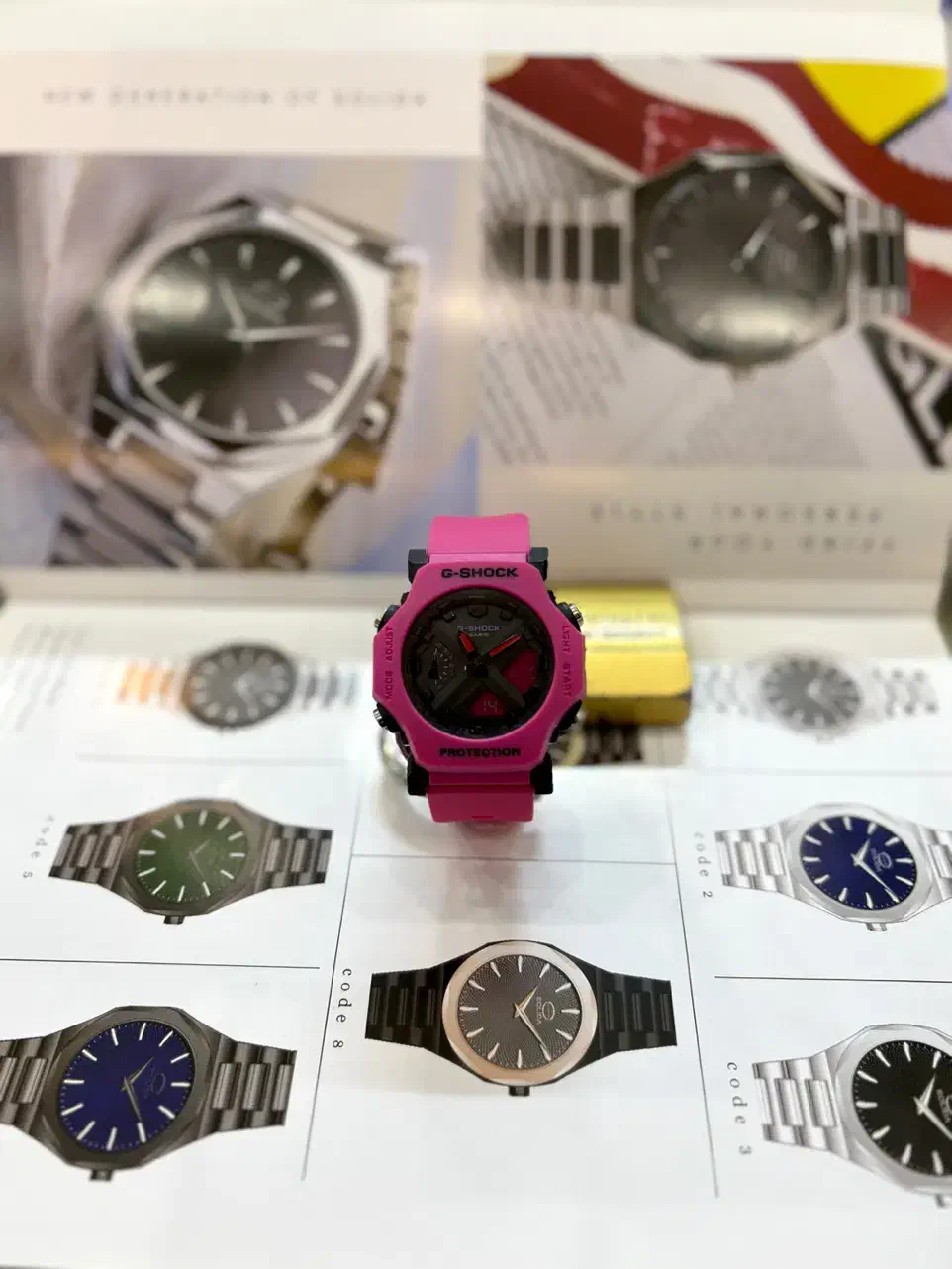 ساعت مچی ج-شاک (جیشاک) ۶ ضلعی ۳ زمانه کد ۱۱|ساعت|تبریز, |دیوار