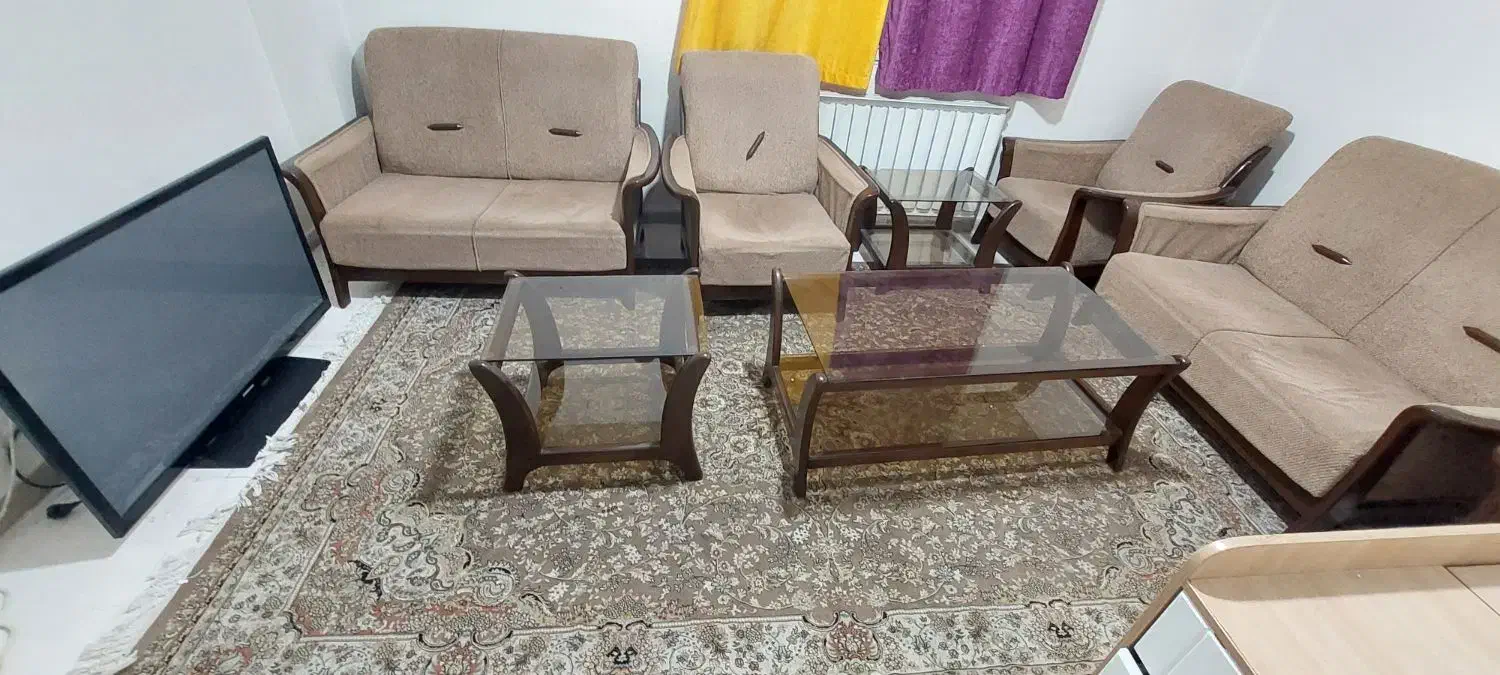 مبل،تلویزیون،فایل چوبی،قالی|حراج|پرند, فاز ۲|دیوار