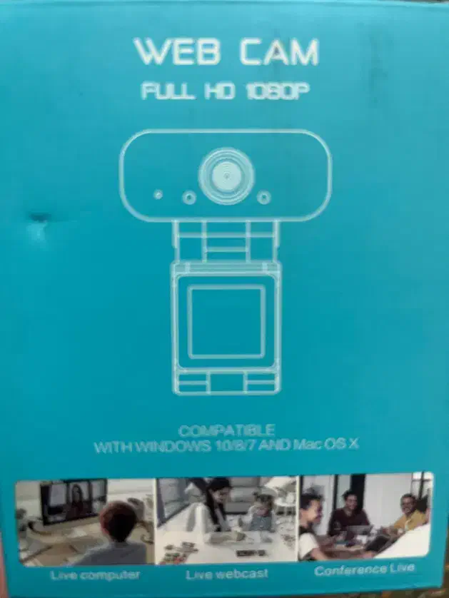 وب کم FULL HD 1080P مدل W02 مشکی|قطعات و لوازم جانبی رایانه|مشکین‌دشت, |دیوار