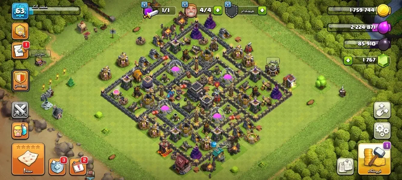 اکانت کلش|کنسول، بازی ویدئویی و آنلاین|قروه, |دیوار