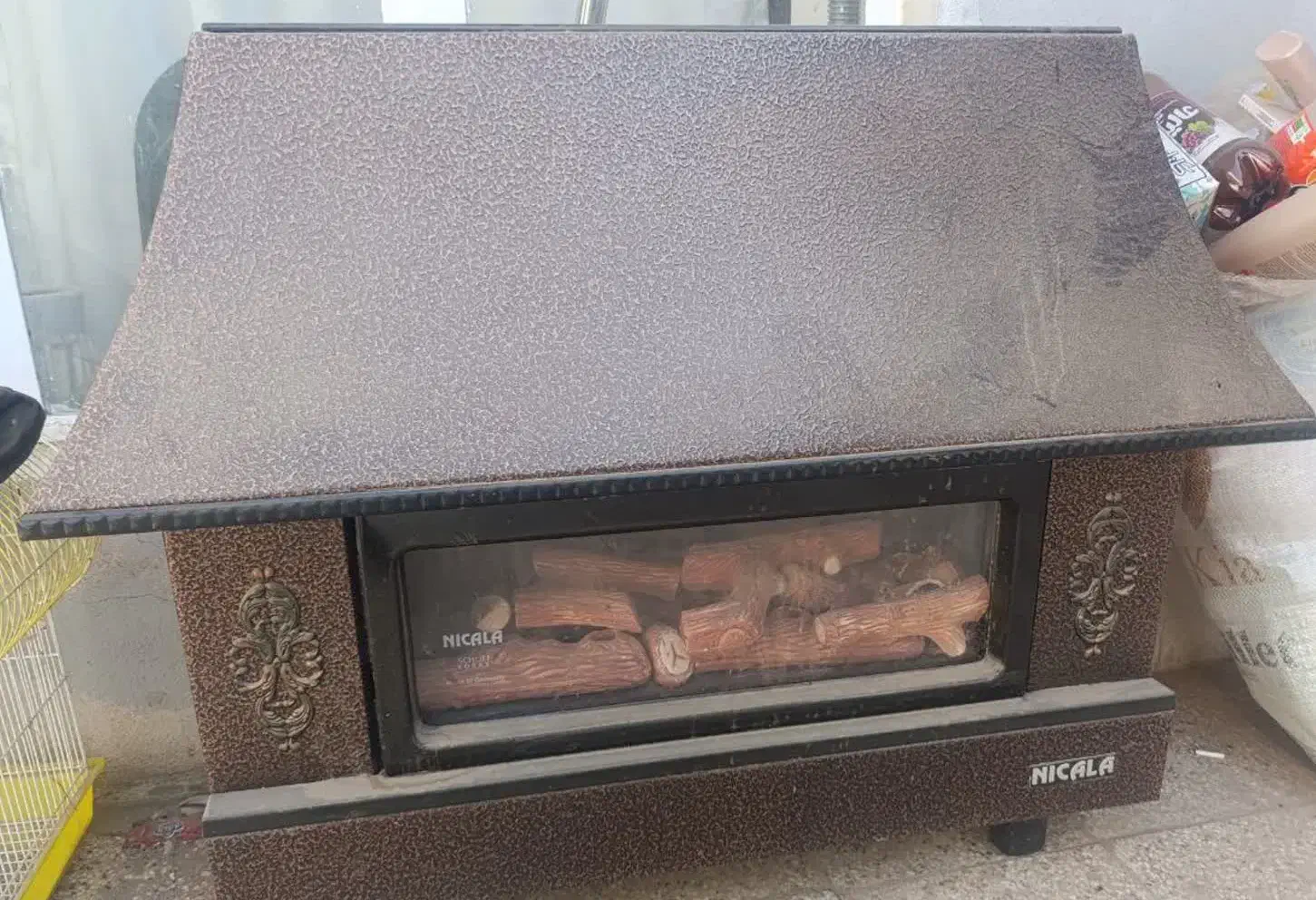 بخاری شومینه ای|بخاری، هیتر، شومینه|نیشابور, فردوس شمالی|دیوار