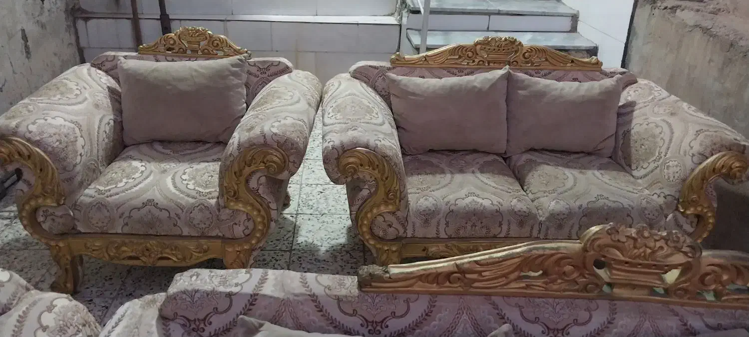 مبل نیمه سلطنتی|مبلمان خانگی و میز عسلی|شوشتر, |دیوار