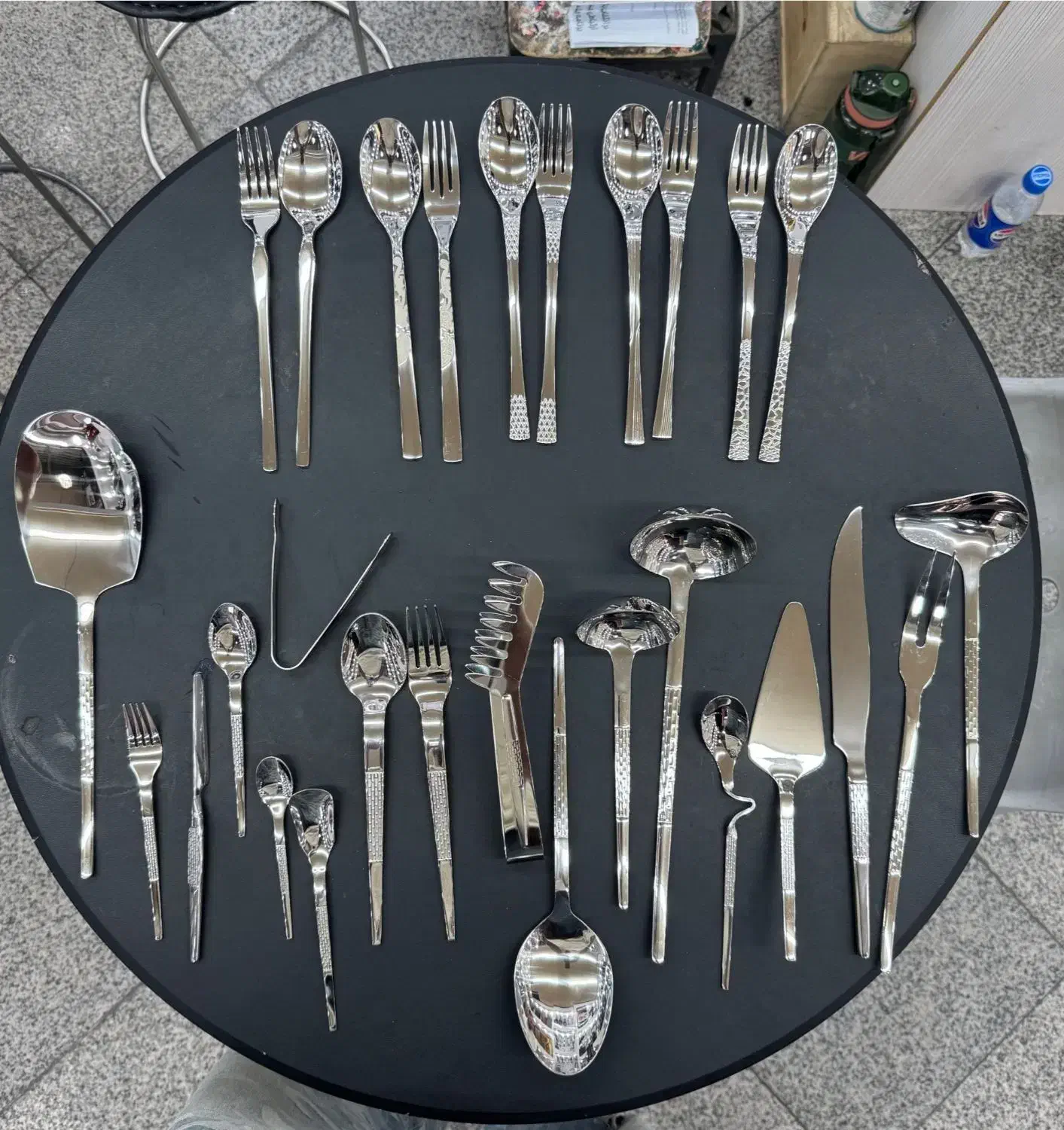 قاشق و چنگال ۱۵۶پارچه یونیک unique المان|ظروف سرو و پذیرایی|تهران, زعفرانیه|دیوار