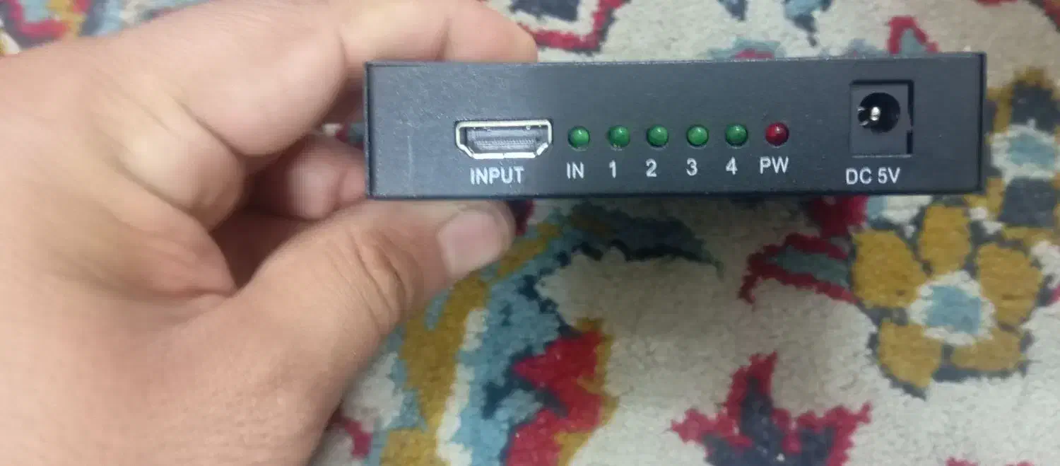 اسپلیتر ۱ به ۴ hdmi|قطعات و لوازم جانبی رایانه|کازرون, |دیوار